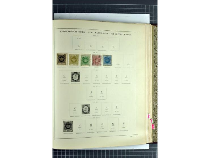 1854/1935 (ca.), ungebrauchte und gestempelte Sammlung (ohne Japan) mit besseren Ausgaben im alten Schaubek-Album, dazu Austr