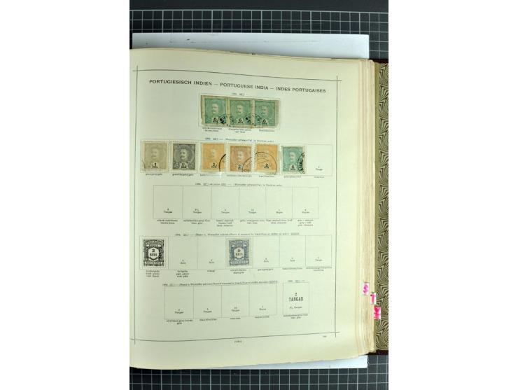 1854/1935 (ca.), ungebrauchte und gestempelte Sammlung (ohne Japan) mit besseren Ausgaben im alten Schaubek-Album, dazu Austr