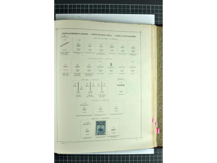 1854/1935 (ca.), ungebrauchte und gestempelte Sammlung (ohne Japan) mit besseren Ausgaben im alten Schaubek-Album, dazu Austr