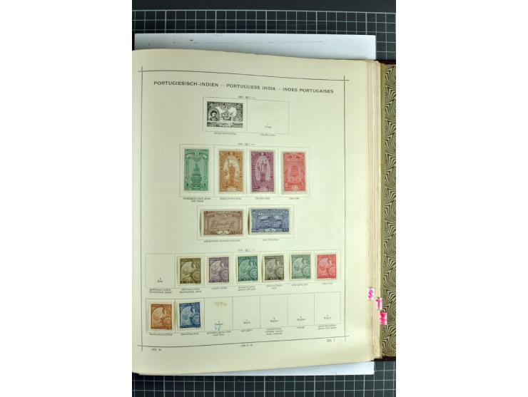 1854/1935 (ca.), ungebrauchte und gestempelte Sammlung (ohne Japan) mit besseren Ausgaben im alten Schaubek-Album, dazu Austr