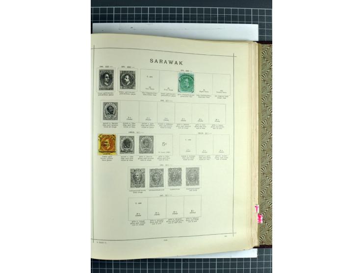1854/1935 (ca.), ungebrauchte und gestempelte Sammlung (ohne Japan) mit besseren Ausgaben im alten Schaubek-Album, dazu Austr
