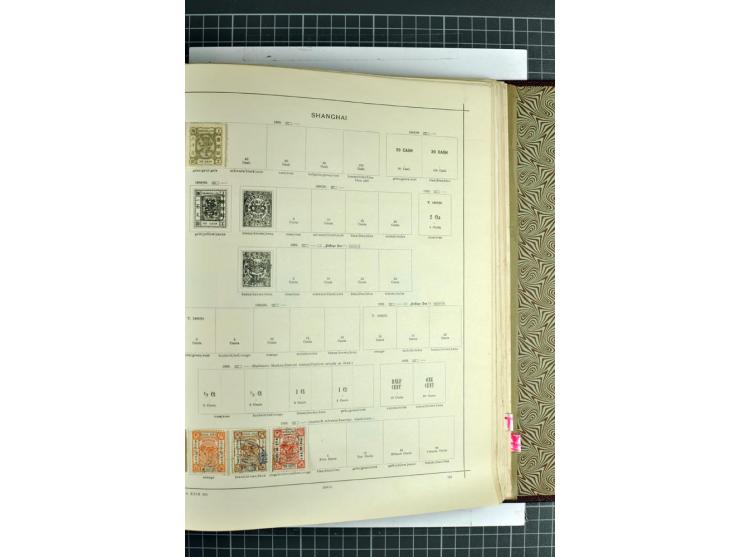 1854/1935 (ca.), ungebrauchte und gestempelte Sammlung (ohne Japan) mit besseren Ausgaben im alten Schaubek-Album, dazu Austr