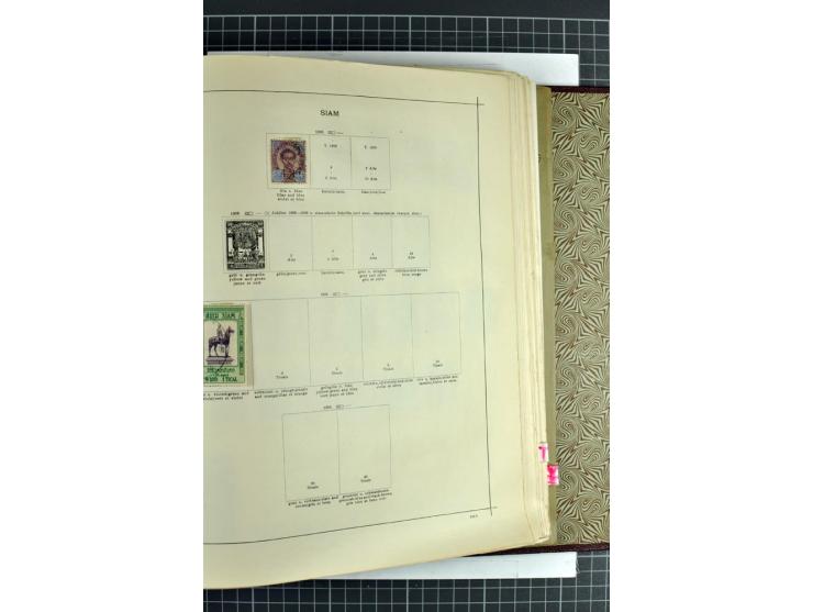 1854/1935 (ca.), ungebrauchte und gestempelte Sammlung (ohne Japan) mit besseren Ausgaben im alten Schaubek-Album, dazu Austr