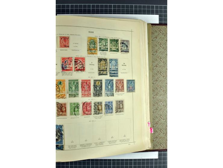 1854/1935 (ca.), ungebrauchte und gestempelte Sammlung (ohne Japan) mit besseren Ausgaben im alten Schaubek-Album, dazu Austr