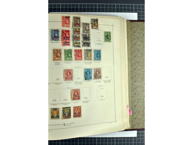 1854/1935 (ca.), ungebrauchte und gestempelte Sammlung (ohne Japan) mit besseren Ausgaben im alten Schaubek-Album, dazu Austr