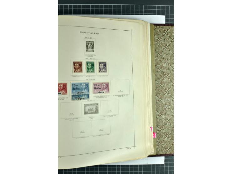 1854/1935 (ca.), ungebrauchte und gestempelte Sammlung (ohne Japan) mit besseren Ausgaben im alten Schaubek-Album, dazu Austr
