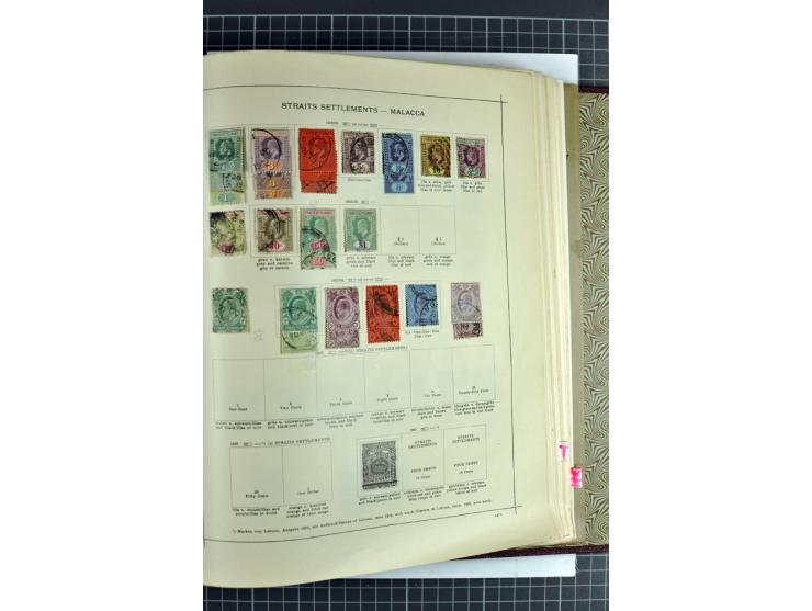 1854/1935 (ca.), ungebrauchte und gestempelte Sammlung (ohne Japan) mit besseren Ausgaben im alten Schaubek-Album, dazu Austr