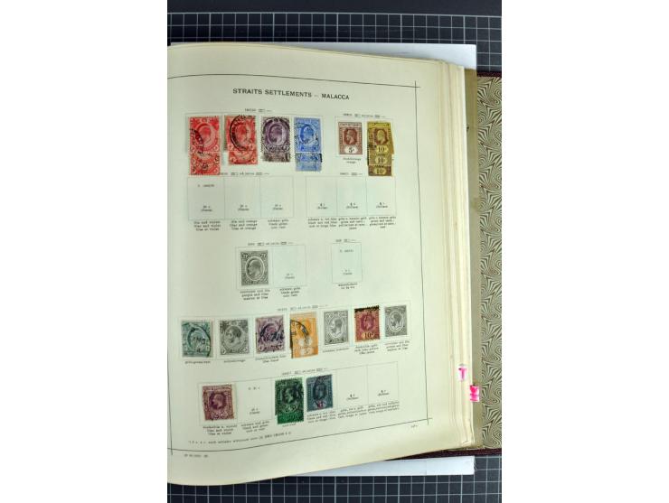 1854/1935 (ca.), ungebrauchte und gestempelte Sammlung (ohne Japan) mit besseren Ausgaben im alten Schaubek-Album, dazu Austr