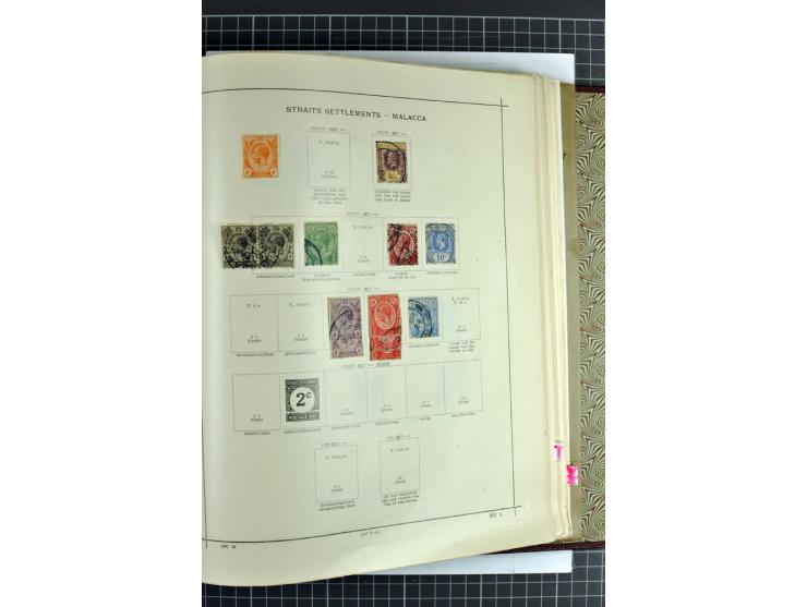 1854/1935 (ca.), ungebrauchte und gestempelte Sammlung (ohne Japan) mit besseren Ausgaben im alten Schaubek-Album, dazu Austr