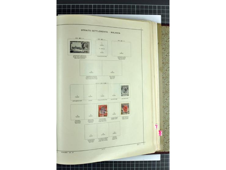1854/1935 (ca.), ungebrauchte und gestempelte Sammlung (ohne Japan) mit besseren Ausgaben im alten Schaubek-Album, dazu Austr