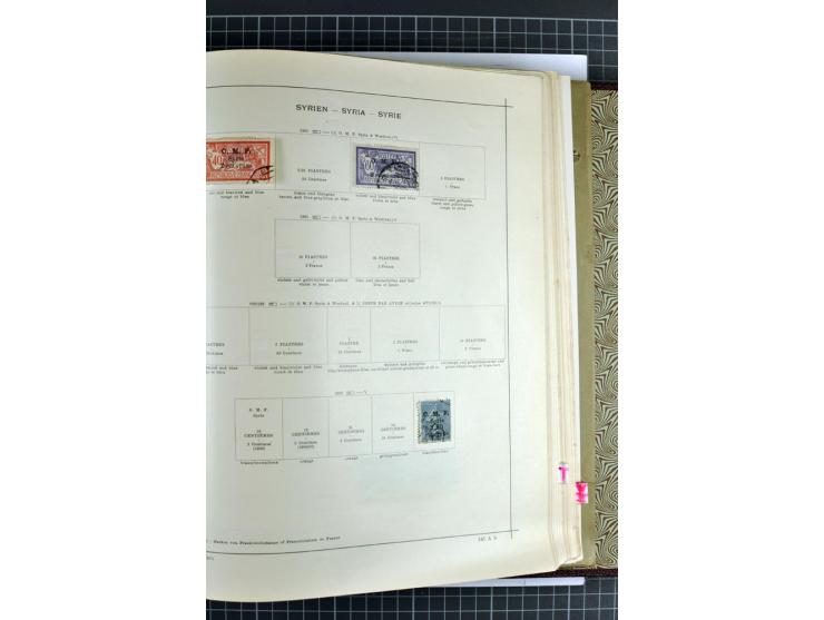 1854/1935 (ca.), ungebrauchte und gestempelte Sammlung (ohne Japan) mit besseren Ausgaben im alten Schaubek-Album, dazu Austr