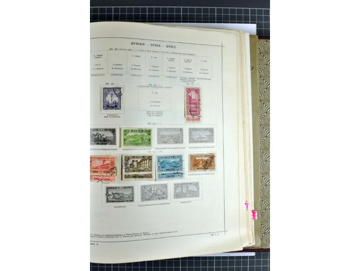 1854/1935 (ca.), ungebrauchte und gestempelte Sammlung (ohne Japan) mit besseren Ausgaben im alten Schaubek-Album, dazu Austr
