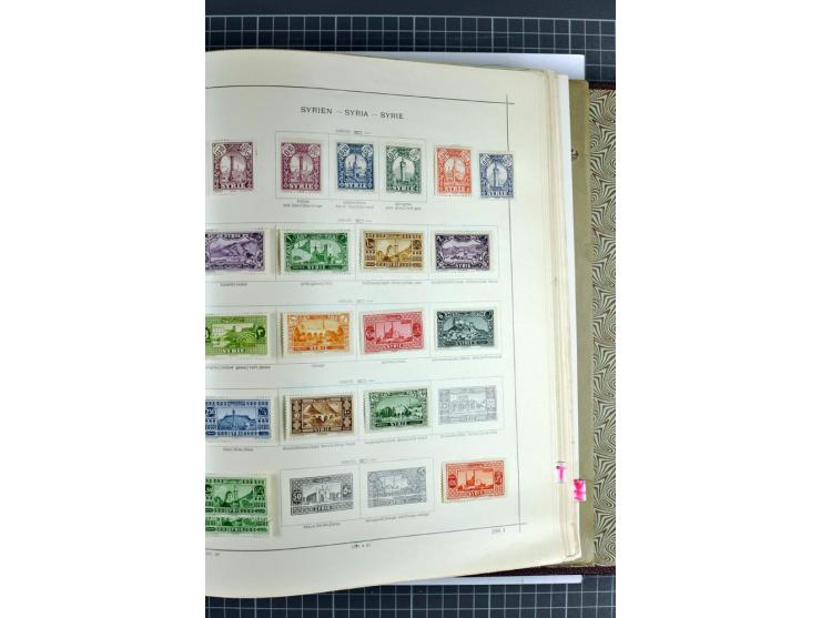 1854/1935 (ca.), ungebrauchte und gestempelte Sammlung (ohne Japan) mit besseren Ausgaben im alten Schaubek-Album, dazu Austr