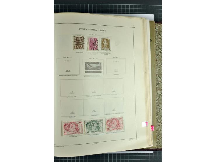 1854/1935 (ca.), ungebrauchte und gestempelte Sammlung (ohne Japan) mit besseren Ausgaben im alten Schaubek-Album, dazu Austr