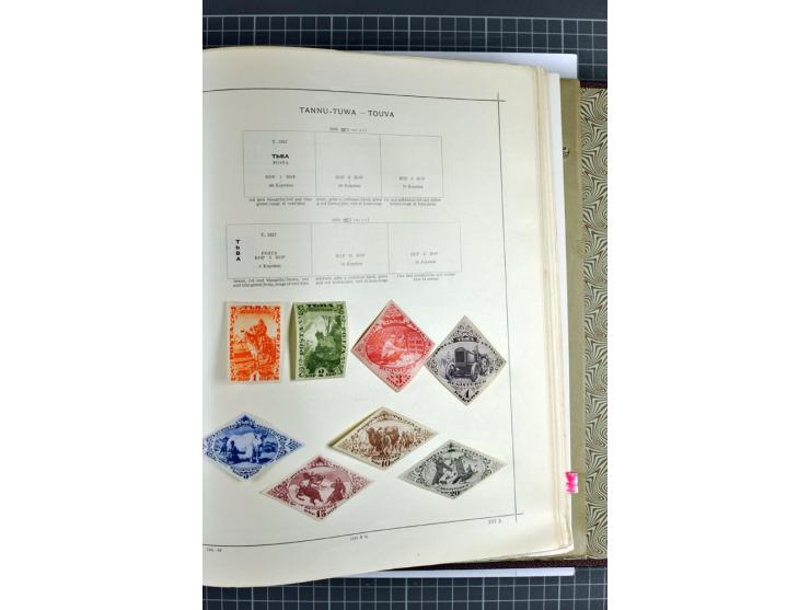 1854/1935 (ca.), ungebrauchte und gestempelte Sammlung (ohne Japan) mit besseren Ausgaben im alten Schaubek-Album, dazu Austr
