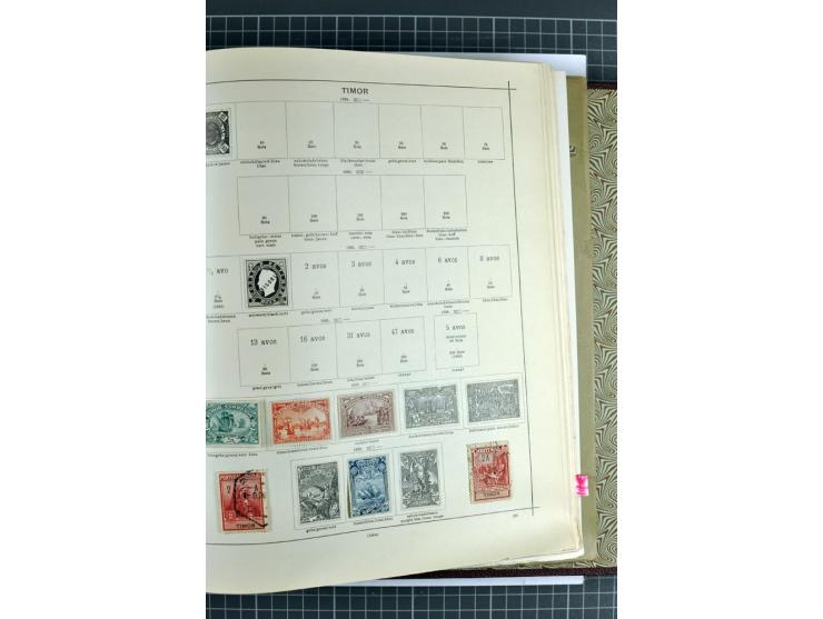 1854/1935 (ca.), ungebrauchte und gestempelte Sammlung (ohne Japan) mit besseren Ausgaben im alten Schaubek-Album, dazu Austr