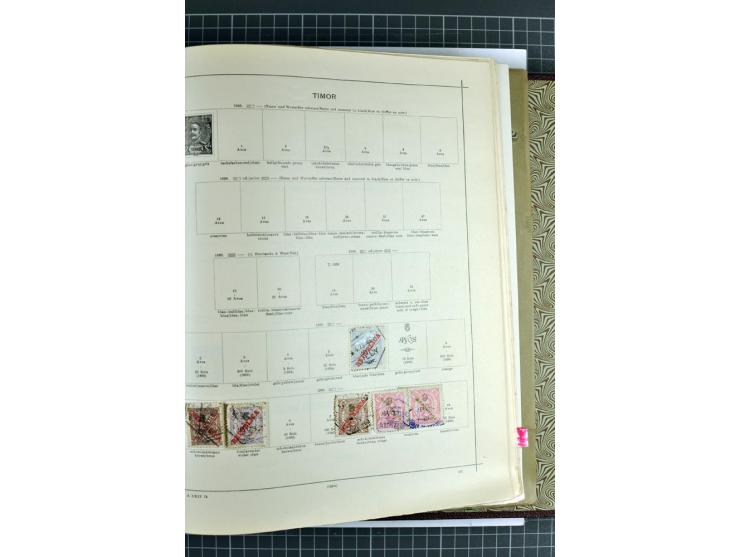 1854/1935 (ca.), ungebrauchte und gestempelte Sammlung (ohne Japan) mit besseren Ausgaben im alten Schaubek-Album, dazu Austr