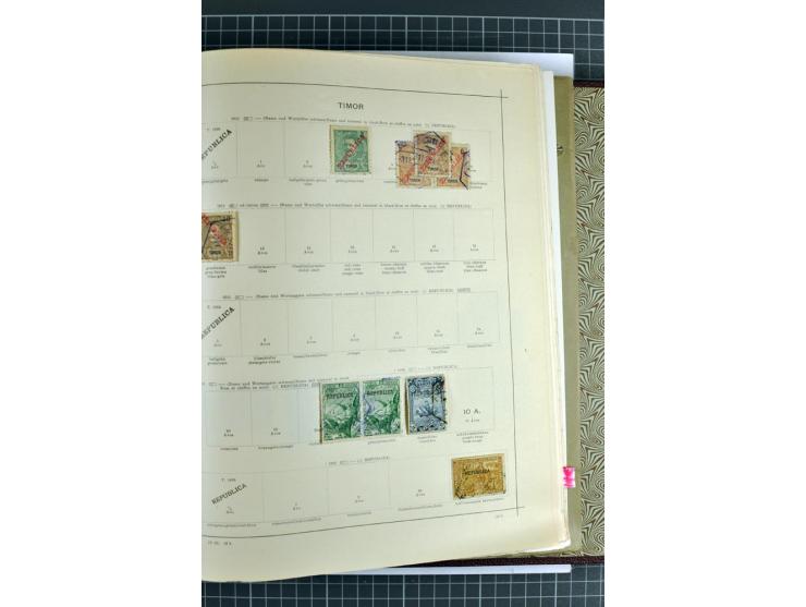 1854/1935 (ca.), ungebrauchte und gestempelte Sammlung (ohne Japan) mit besseren Ausgaben im alten Schaubek-Album, dazu Austr