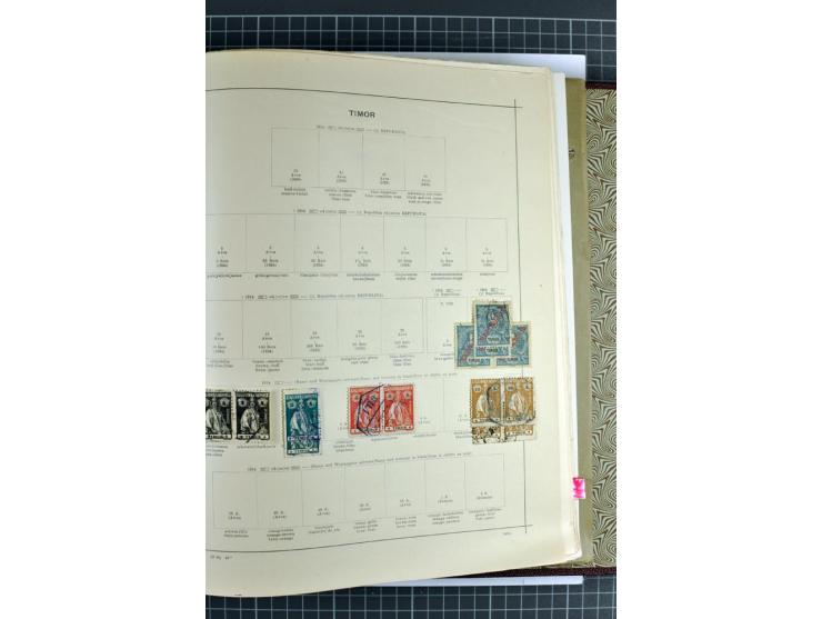 1854/1935 (ca.), ungebrauchte und gestempelte Sammlung (ohne Japan) mit besseren Ausgaben im alten Schaubek-Album, dazu Austr