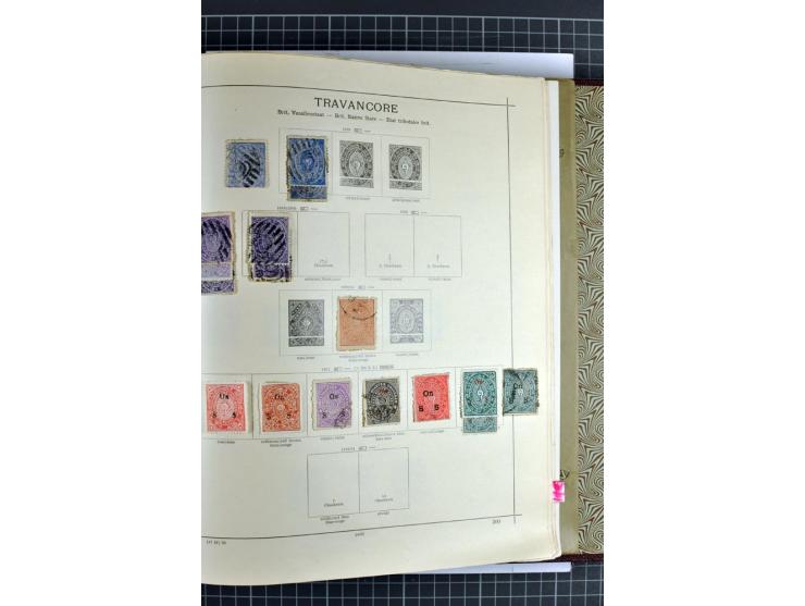 1854/1935 (ca.), ungebrauchte und gestempelte Sammlung (ohne Japan) mit besseren Ausgaben im alten Schaubek-Album, dazu Austr