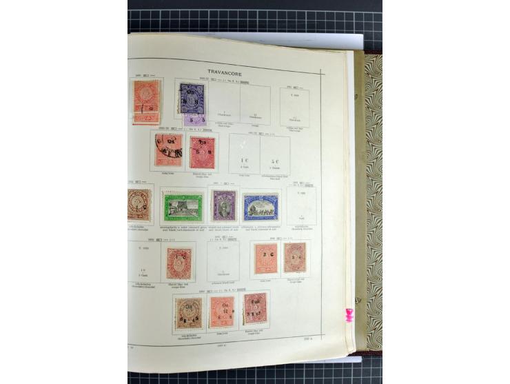 1854/1935 (ca.), ungebrauchte und gestempelte Sammlung (ohne Japan) mit besseren Ausgaben im alten Schaubek-Album, dazu Austr