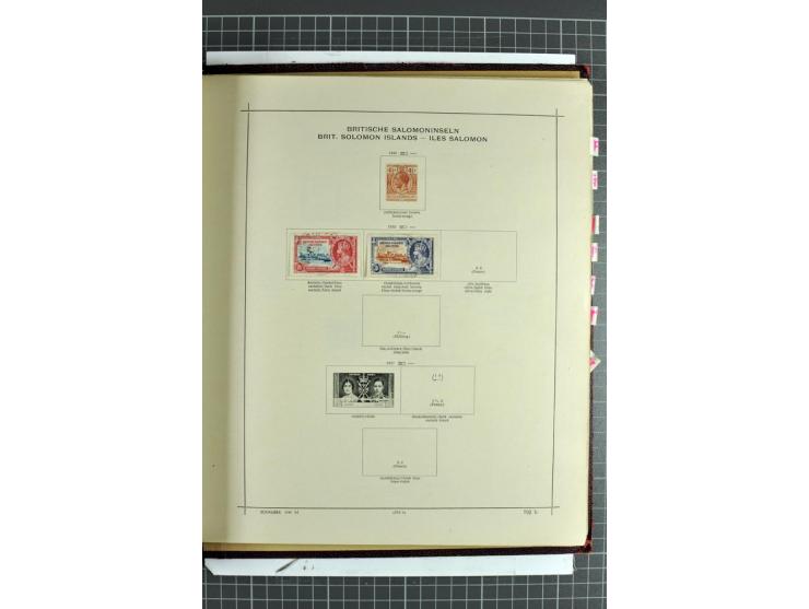 1854/1935 (ca.), ungebrauchte und gestempelte Sammlung (ohne Japan) mit besseren Ausgaben im alten Schaubek-Album, dazu Austr