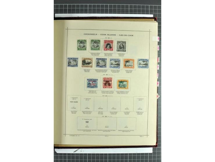 1854/1935 (ca.), ungebrauchte und gestempelte Sammlung (ohne Japan) mit besseren Ausgaben im alten Schaubek-Album, dazu Austr