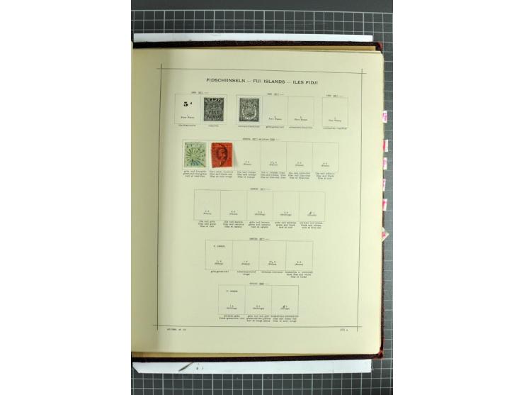 1854/1935 (ca.), ungebrauchte und gestempelte Sammlung (ohne Japan) mit besseren Ausgaben im alten Schaubek-Album, dazu Austr