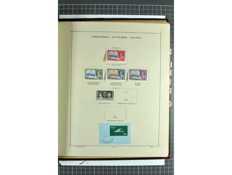 1854/1935 (ca.), ungebrauchte und gestempelte Sammlung (ohne Japan) mit besseren Ausgaben im alten Schaubek-Album, dazu Austr