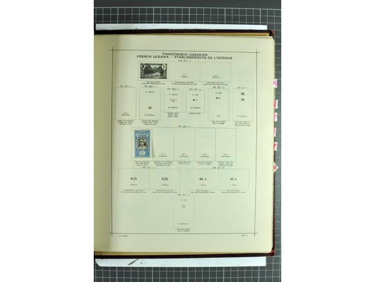 1854/1935 (ca.), ungebrauchte und gestempelte Sammlung (ohne Japan) mit besseren Ausgaben im alten Schaubek-Album, dazu Austr