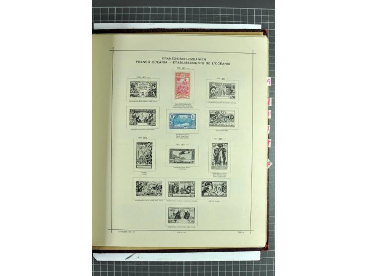 1854/1935 (ca.), ungebrauchte und gestempelte Sammlung (ohne Japan) mit besseren Ausgaben im alten Schaubek-Album, dazu Austr