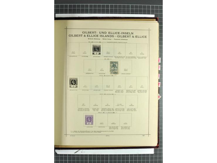 1854/1935 (ca.), ungebrauchte und gestempelte Sammlung (ohne Japan) mit besseren Ausgaben im alten Schaubek-Album, dazu Austr