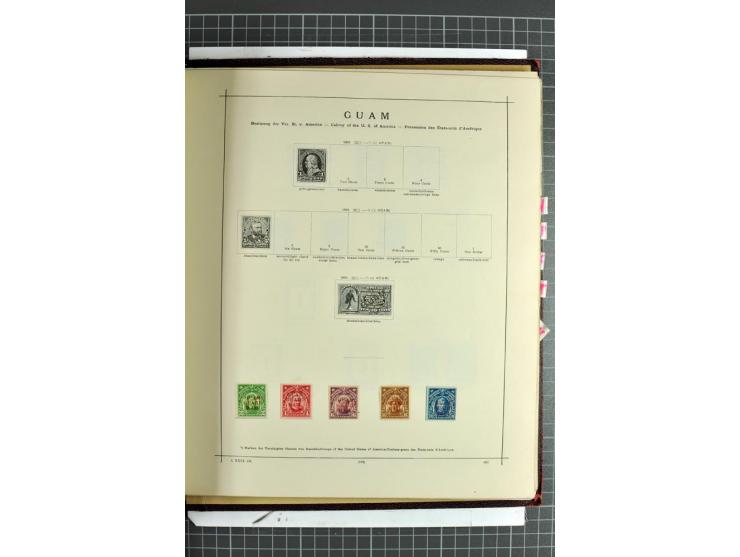 1854/1935 (ca.), ungebrauchte und gestempelte Sammlung (ohne Japan) mit besseren Ausgaben im alten Schaubek-Album, dazu Austr