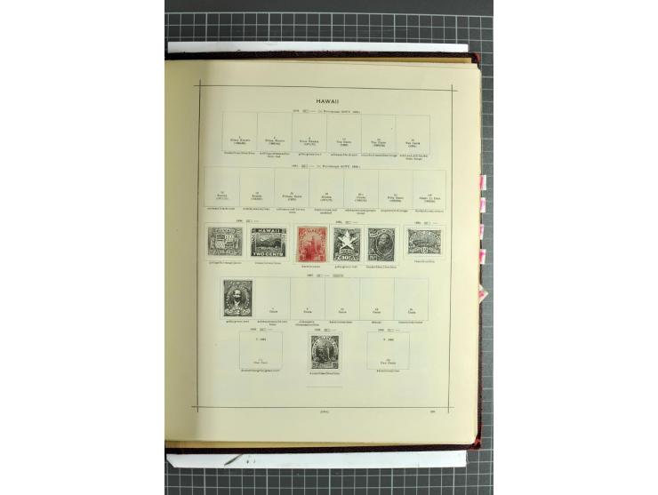 1854/1935 (ca.), ungebrauchte und gestempelte Sammlung (ohne Japan) mit besseren Ausgaben im alten Schaubek-Album, dazu Austr