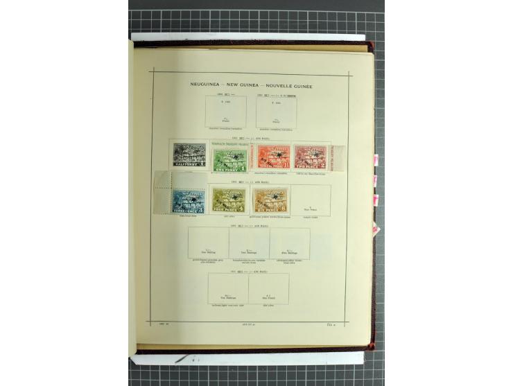 1854/1935 (ca.), ungebrauchte und gestempelte Sammlung (ohne Japan) mit besseren Ausgaben im alten Schaubek-Album, dazu Austr