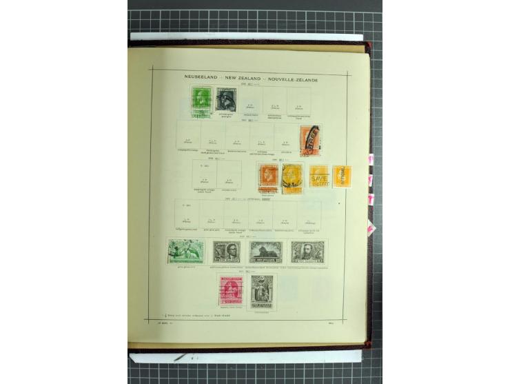 1854/1935 (ca.), ungebrauchte und gestempelte Sammlung (ohne Japan) mit besseren Ausgaben im alten Schaubek-Album, dazu Austr