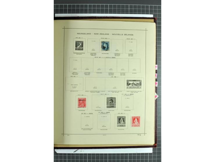 1854/1935 (ca.), ungebrauchte und gestempelte Sammlung (ohne Japan) mit besseren Ausgaben im alten Schaubek-Album, dazu Austr