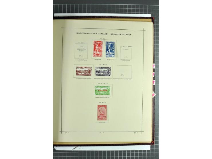 1854/1935 (ca.), ungebrauchte und gestempelte Sammlung (ohne Japan) mit besseren Ausgaben im alten Schaubek-Album, dazu Austr