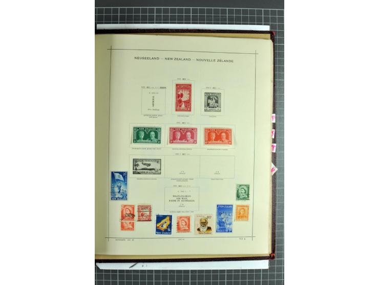 1854/1935 (ca.), ungebrauchte und gestempelte Sammlung (ohne Japan) mit besseren Ausgaben im alten Schaubek-Album, dazu Austr