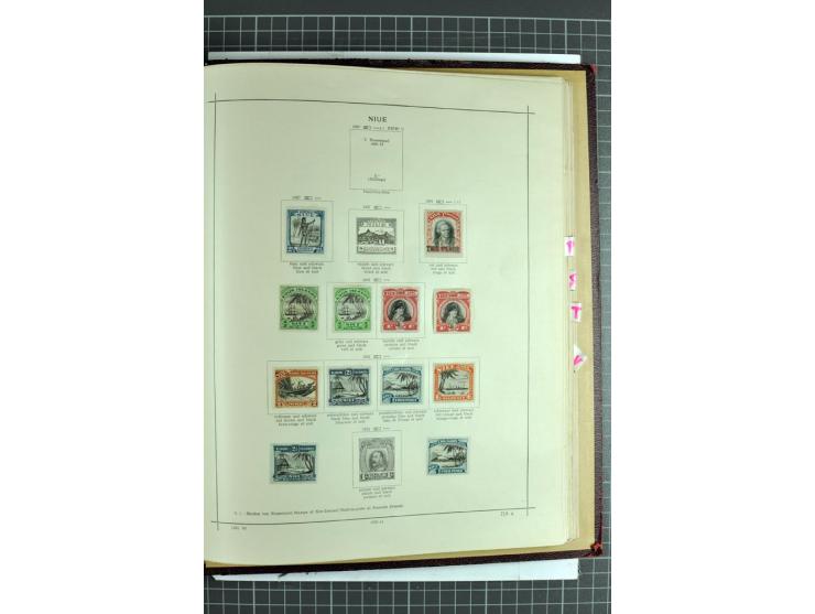1854/1935 (ca.), ungebrauchte und gestempelte Sammlung (ohne Japan) mit besseren Ausgaben im alten Schaubek-Album, dazu Austr