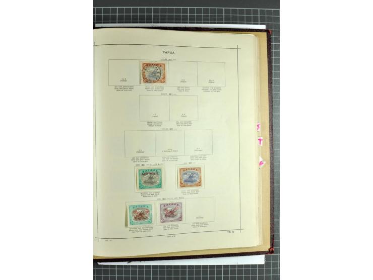1854/1935 (ca.), ungebrauchte und gestempelte Sammlung (ohne Japan) mit besseren Ausgaben im alten Schaubek-Album, dazu Austr