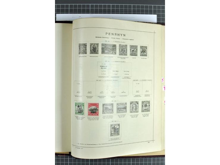 1854/1935 (ca.), ungebrauchte und gestempelte Sammlung (ohne Japan) mit besseren Ausgaben im alten Schaubek-Album, dazu Austr