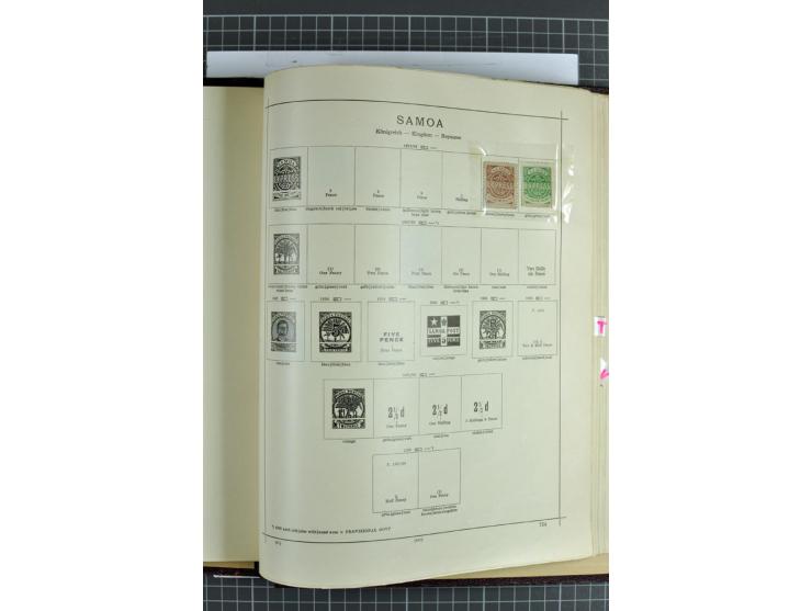 1854/1935 (ca.), ungebrauchte und gestempelte Sammlung (ohne Japan) mit besseren Ausgaben im alten Schaubek-Album, dazu Austr