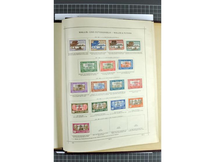 1854/1935 (ca.), ungebrauchte und gestempelte Sammlung (ohne Japan) mit besseren Ausgaben im alten Schaubek-Album, dazu Austr