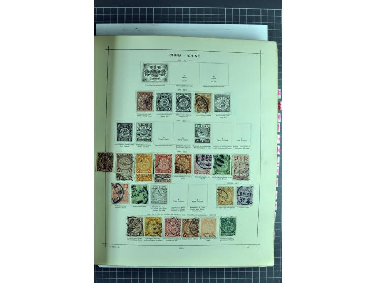 1854/1935 (ca.), ungebrauchte und gestempelte Sammlung (ohne Japan) mit besseren Ausgaben im alten Schaubek-Album, dazu Austr