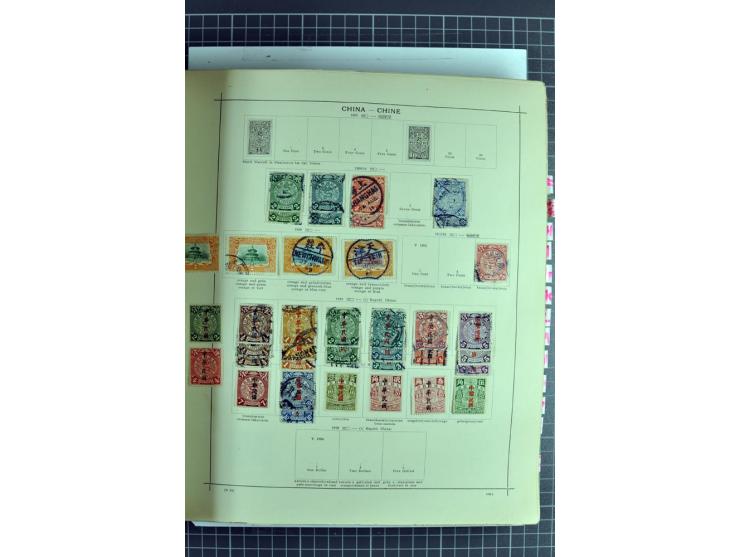1854/1935 (ca.), ungebrauchte und gestempelte Sammlung (ohne Japan) mit besseren Ausgaben im alten Schaubek-Album, dazu Austr