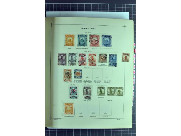 1854/1935 (ca.), ungebrauchte und gestempelte Sammlung (ohne Japan) mit besseren Ausgaben im alten Schaubek-Album, dazu Austr