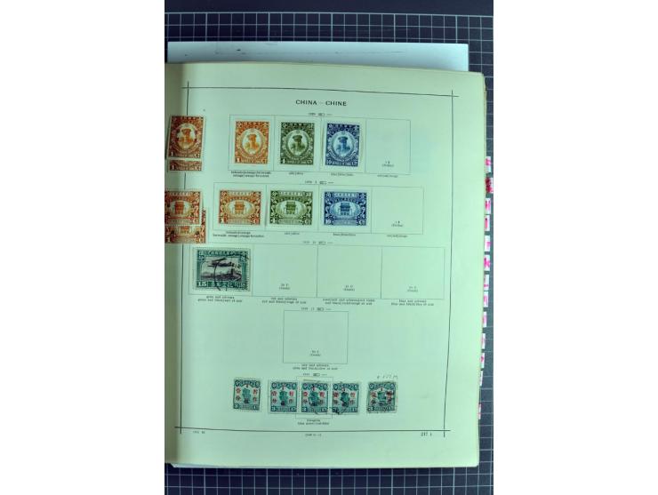 1854/1935 (ca.), ungebrauchte und gestempelte Sammlung (ohne Japan) mit besseren Ausgaben im alten Schaubek-Album, dazu Austr