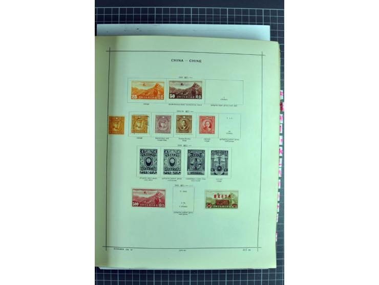 1854/1935 (ca.), ungebrauchte und gestempelte Sammlung (ohne Japan) mit besseren Ausgaben im alten Schaubek-Album, dazu Austr