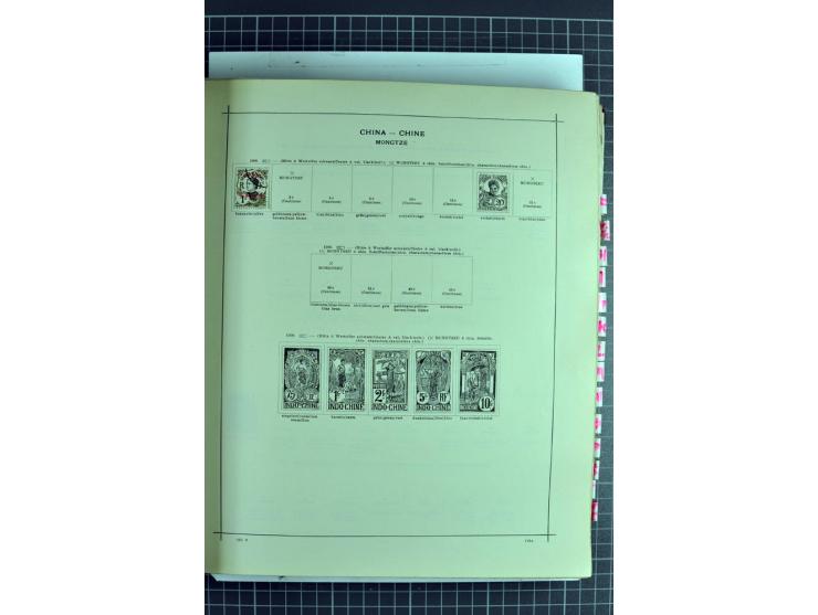1854/1935 (ca.), ungebrauchte und gestempelte Sammlung (ohne Japan) mit besseren Ausgaben im alten Schaubek-Album, dazu Austr